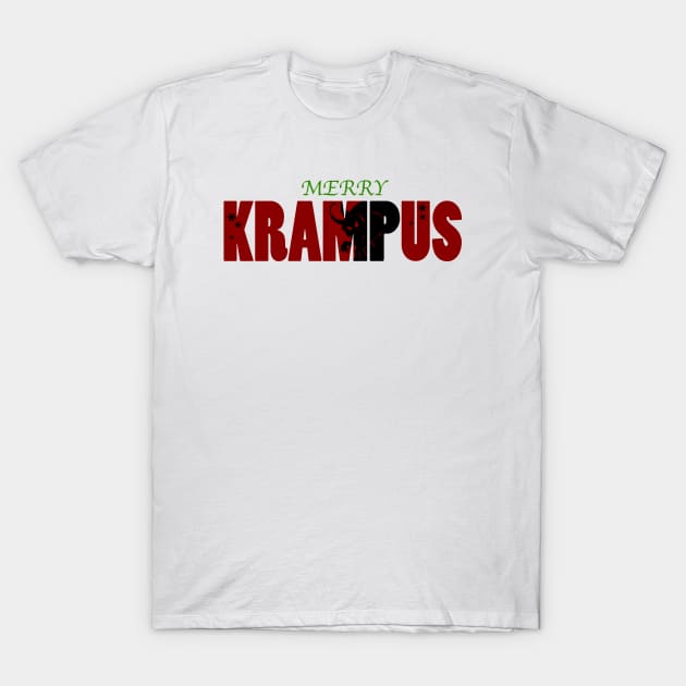 Merry Krampus T-Shirt by Tuckerjoneson13